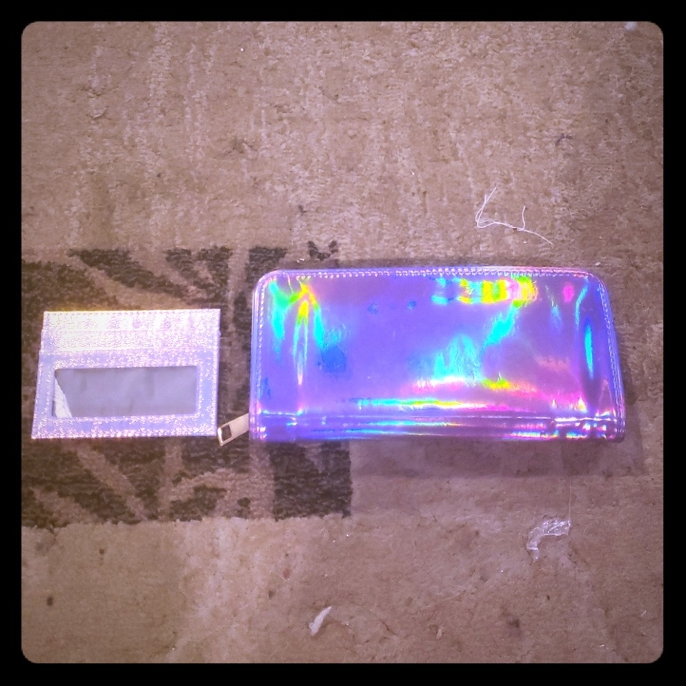 Irridesent wallet set